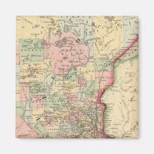 Imã Mapa de Minnesota por Mitchell