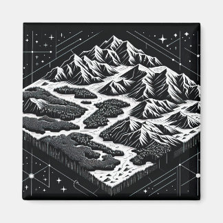 Imã Mapa de Montanha Mágica