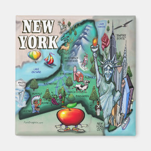 Imã Mapa de New York