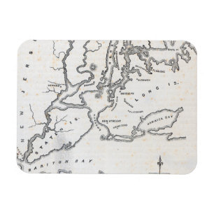 Ímã Mapa de Nova Iorque e da vizinhança