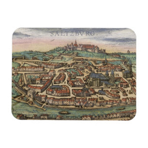 Ímã Mapa de Nuremberg, de Ulm, e de Saltzburg, 'de