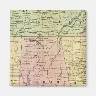 Imã Mapa de Olney dos Estados do Sul