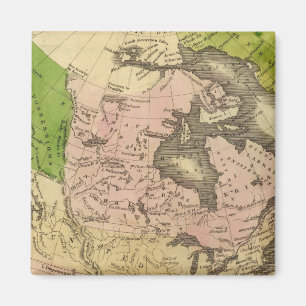 Imã Mapa de Olney para a América do Norte