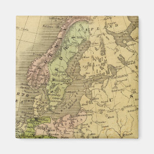 Imã Mapa de Olney para a Europa