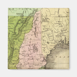 Imã Mapa de Olney para os Estados do Leste