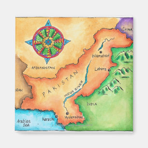 Imã Mapa de Paquistão