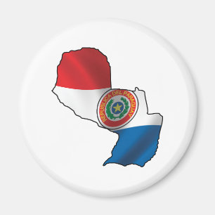Imã Mapa de Paraguai