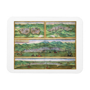 Ímã Mapa de Parma, de Siena, de Palermo, e de