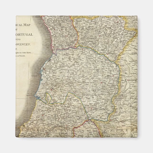 Imã Mapa de Portugal (Frente)