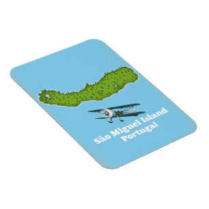 Ímã Mapa de Portugal Ilha de São Miguel