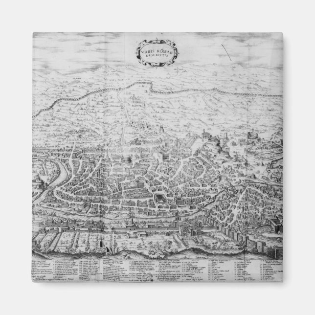 Imã Mapa de Roma (Frente)