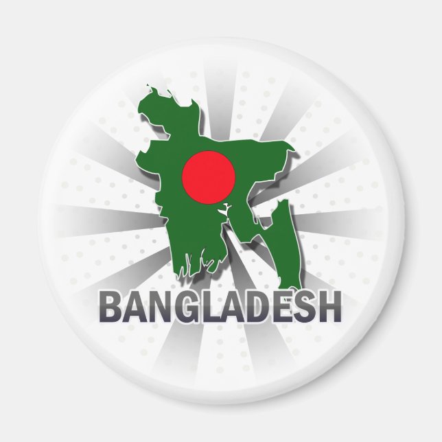 Imã Mapa de Sinalizador de Bangladesh 2.0 (Frente)