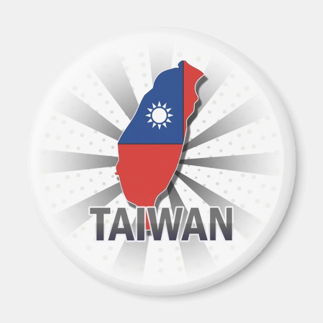 Imã Mapa de Sinalizador de Taiwan 2.0 (Frente)