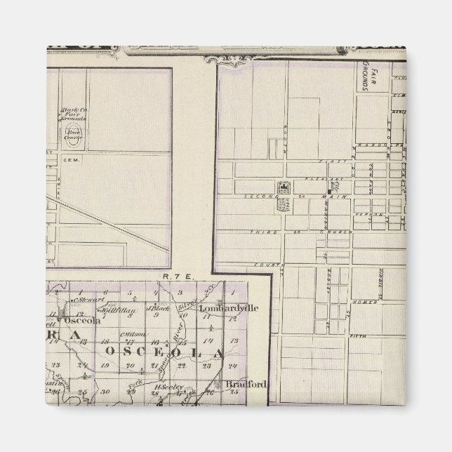 Imã Mapa de Stark e parte oeste de Marshall (Frente)
