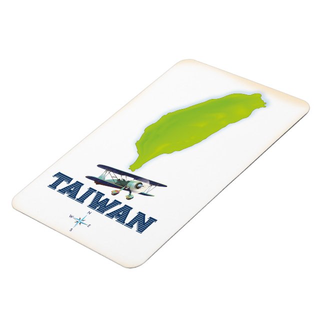 Ímã Mapa de Taiwan (Left Side)