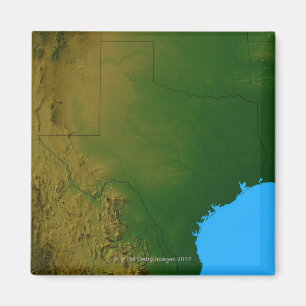 Imã Mapa de Texas