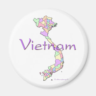 Imã Mapa de Vietnam