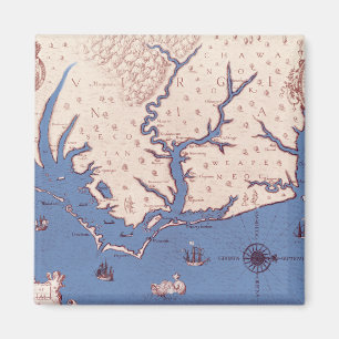 Imã Mapa de Virgínia