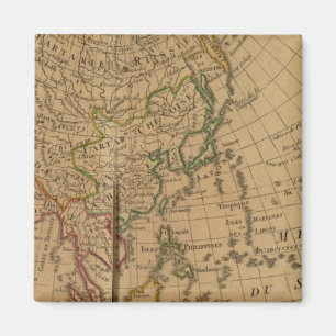 Imã Mapa do Atlas Asiático