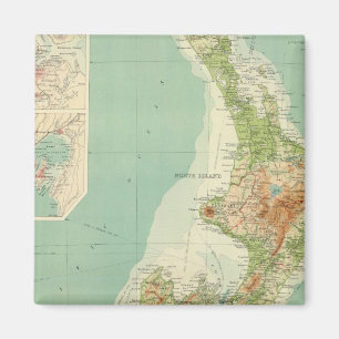 Imã Mapa do Atlas da Nova Zelândia