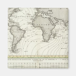 Imã Mapa do Atlas de Onda Lateral