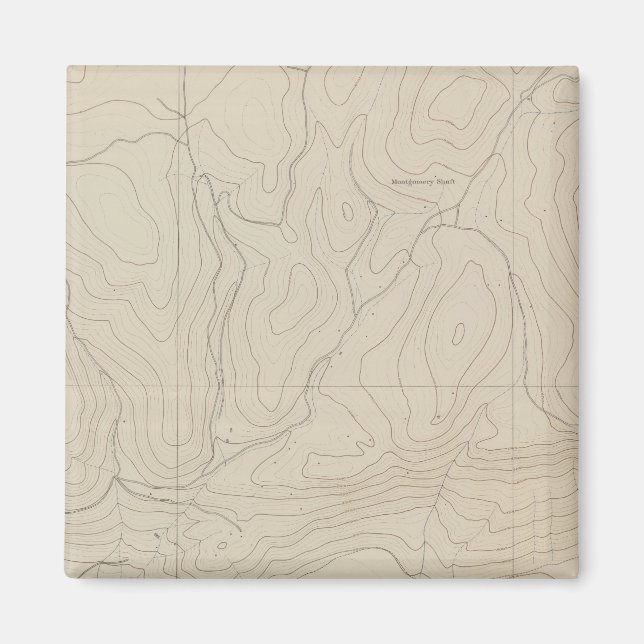 Imã Mapa do Atlas Especial do Parque Tourtelotte (Frente)