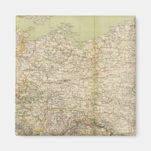 Imã Mapa do Atlas na Alemanha do Norte