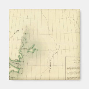 Imã Mapa do Atlas na Gronelândia