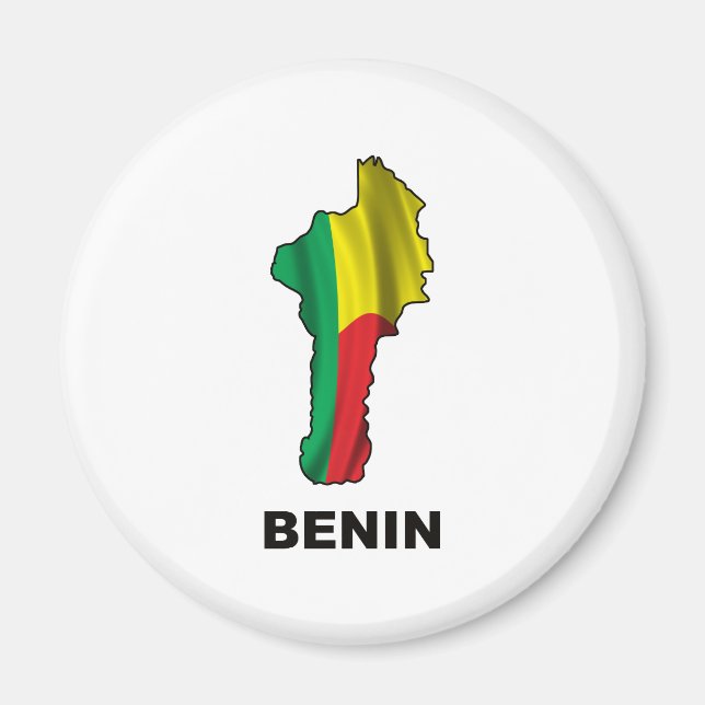 Imã Mapa Do Benim (Frente)