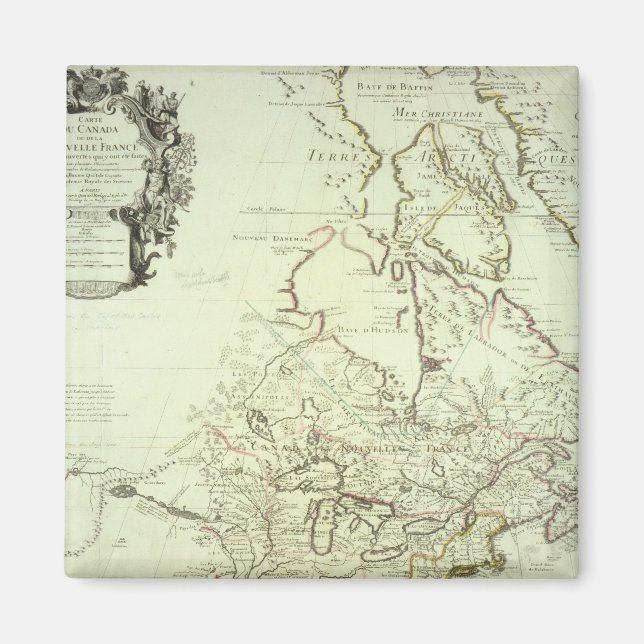 Imã Mapa do Canadá (Frente)