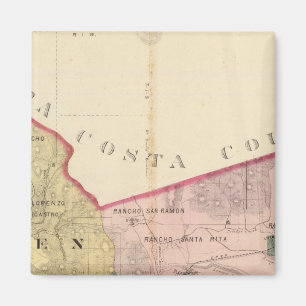 Imã Mapa do Condado de Alameda