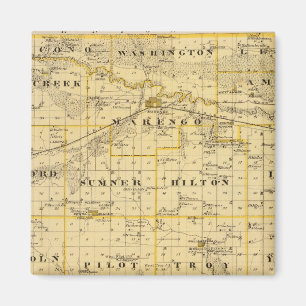 Imã Mapa do Condado de Iowa, Estado de Iowa