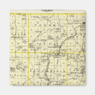 Imã Mapa do Condado de Johnson e de Viena