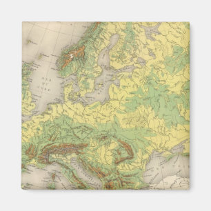 Imã Mapa do contorno da Europa