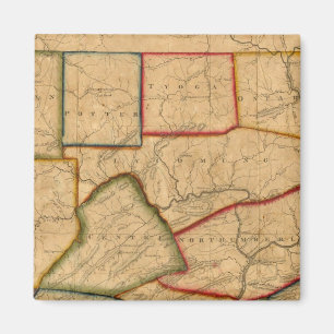 Imã Mapa Do Estado Da Pensilvânia