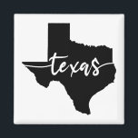 Imã Mapa do Estado do Texas EUA<br><div class="desc">Mapa do Estado do Texas USA- Este design faz um presente perfeito para os texanos e todos que amam o Texas!</div>