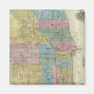 Imã Mapa do Guia de Chicago