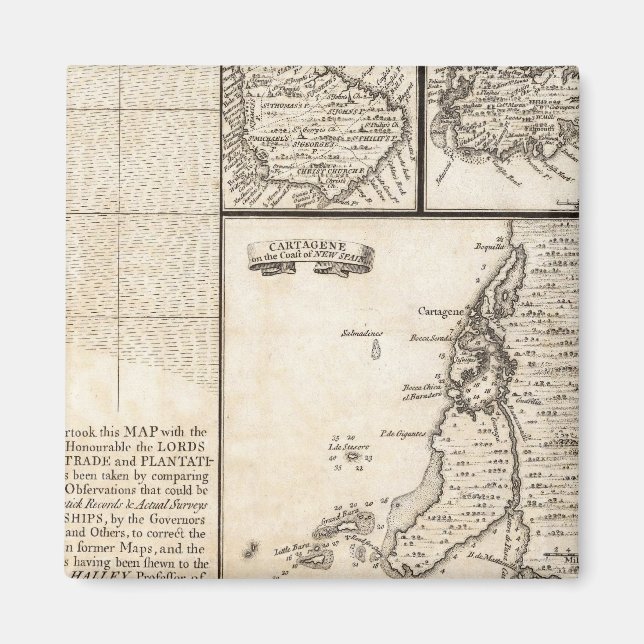 Imã Mapa do Império Britânico na América 20 (Frente)