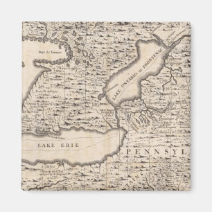 Imã Mapa do Império Britânico na América 6