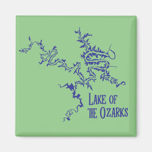 Imã Mapa do Lago de Ozarks
