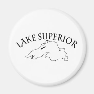 Imã Mapa do Lago Superior