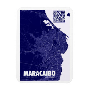Ímã Mapa do Maracaibo - Mapa da Cidade do Viagem na Ve