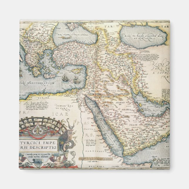 Imã Mapa do Médio Oriente (Frente)