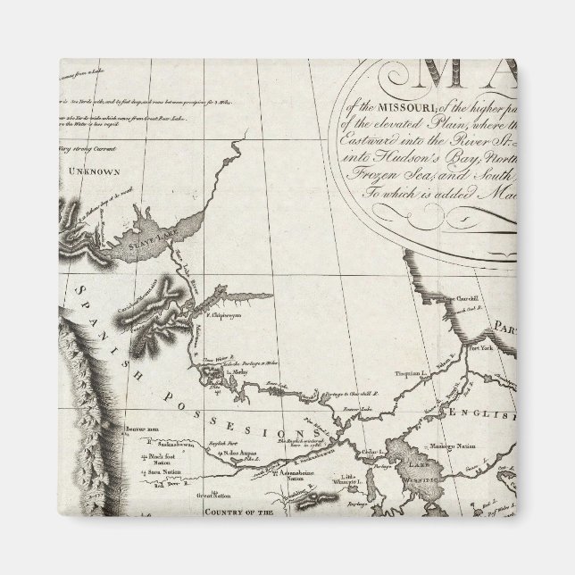 Imã Mapa do Missouri (Frente)