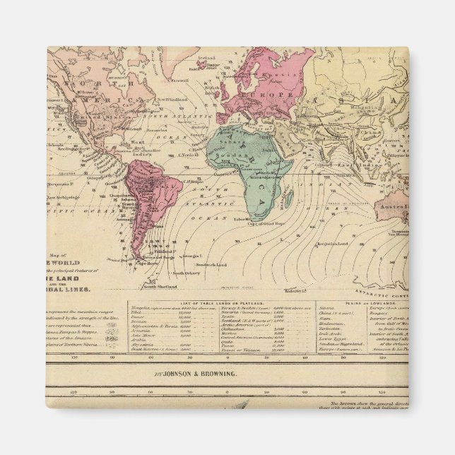 Imã Mapa do Mundo (Frente)