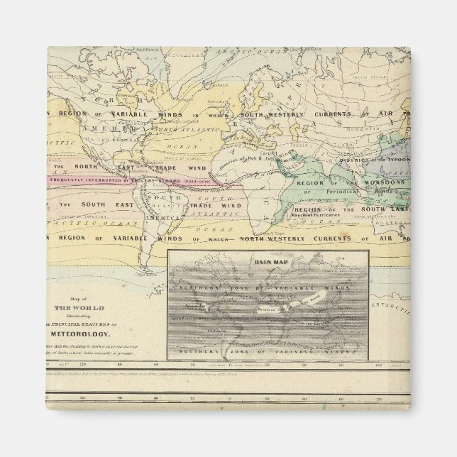 Imã Mapa do Mundo (Frente)