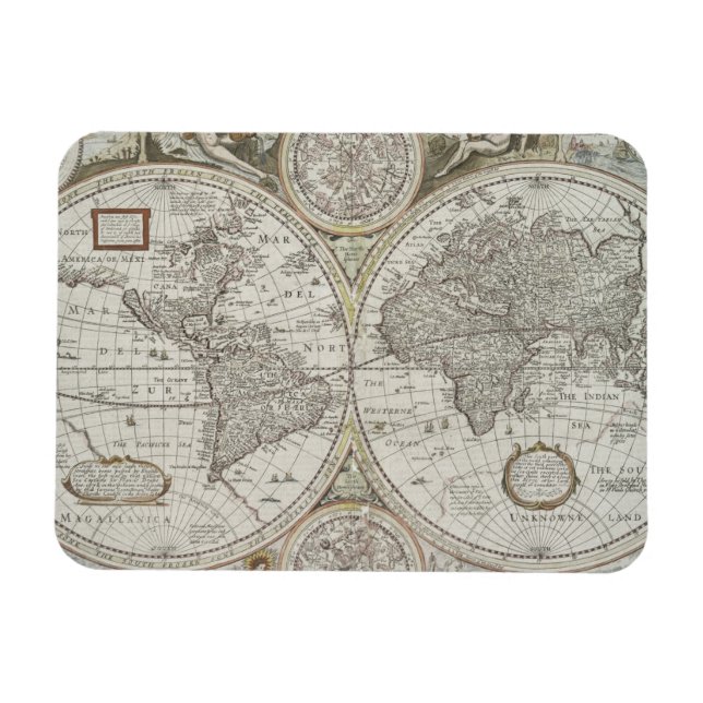 Ímã Mapa do Mundo | 1676 (Horizontal)
