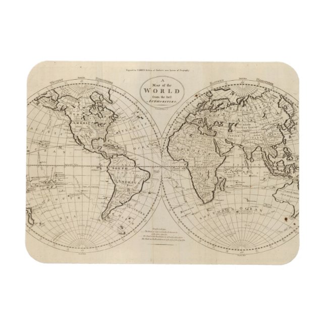 Ímã Mapa do Mundo 2 (Horizontal)
