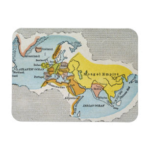 Ímã MAPA DO MUNDO, c1300.