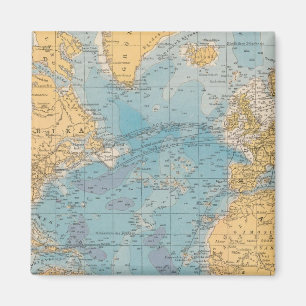Imã Mapa do Oceano Atlântico